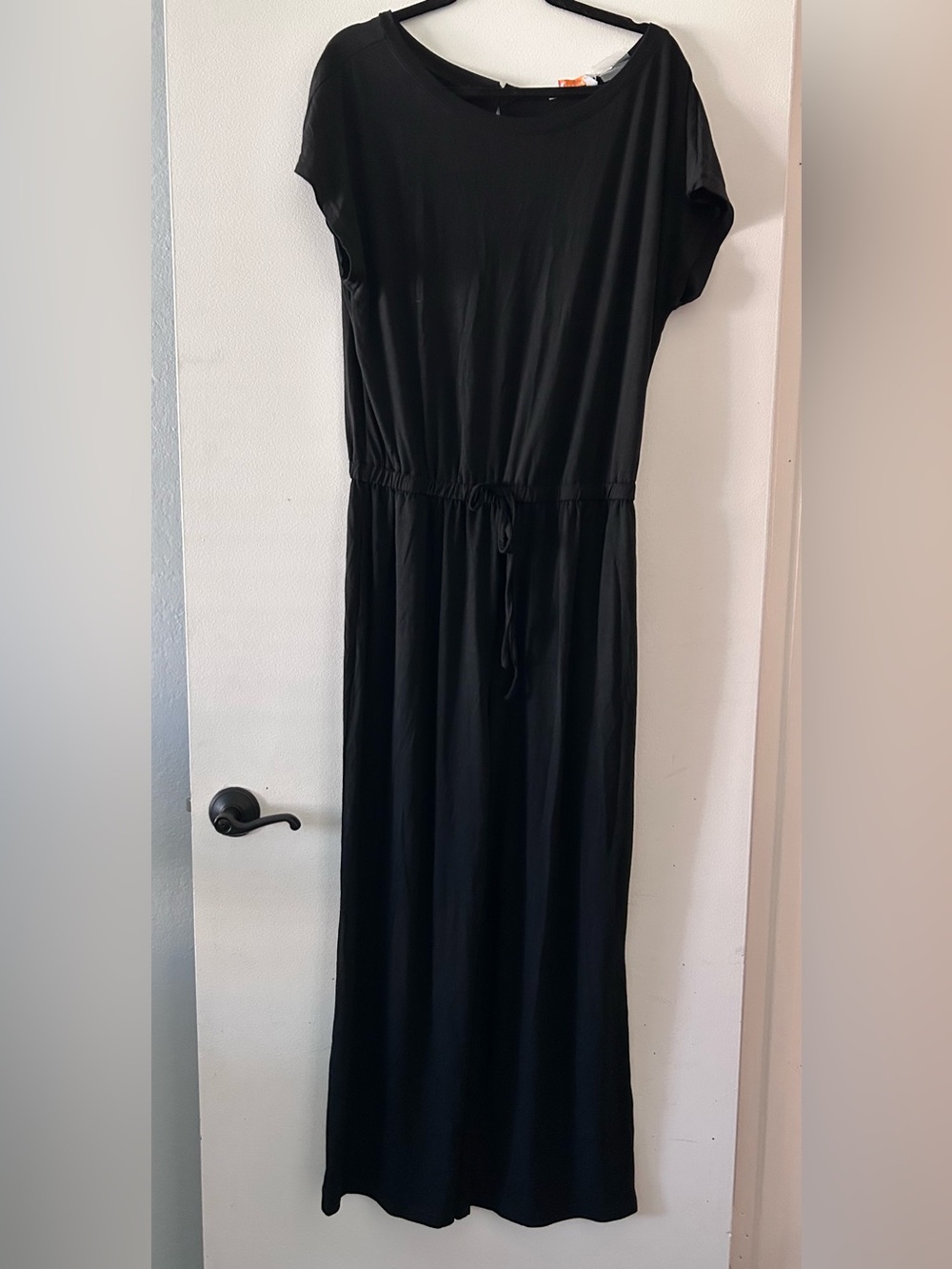 Kirundo Essential Black Drawstring Jumpsuit for Women
